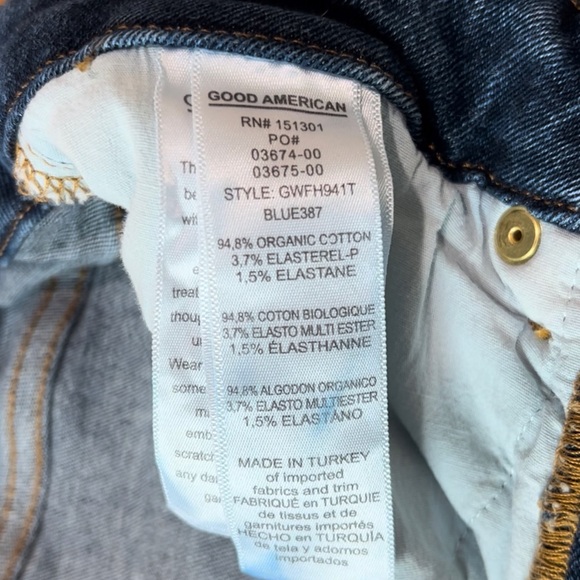 Good American good waist Jeans Size 6/28 - Picture 6 of 11
